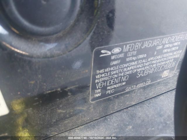 2018 JAGUAR XF SAJBR4FX7JCY69836 Photo 8