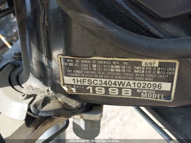 1998 HONDA GL1500 1HFSC3404WA102096 Photo 9