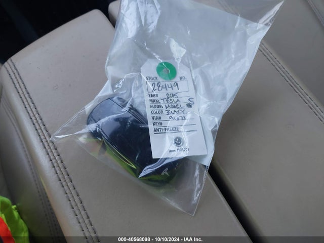 2015 TESLA MODEL S 5YJSA1H25FFP69671 Photo 10