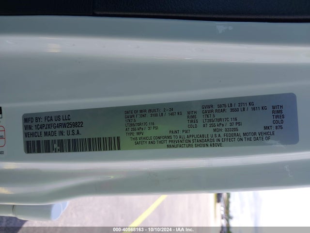 1C4PJXFG4RW259822 Jeep Wrangler 4-door Rubicon 4x4