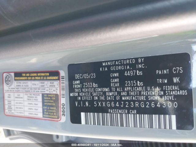 2024 KIA K5 5XXG64J23RG264300 Photo 8