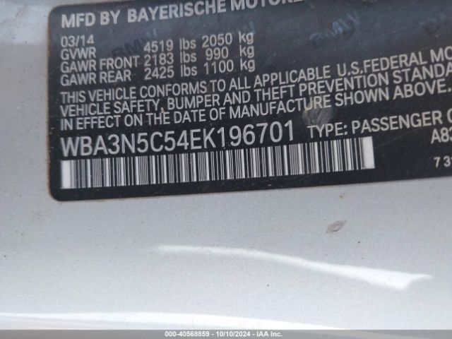 WBA3N5C54EK196701 BMW 428i Xdrive