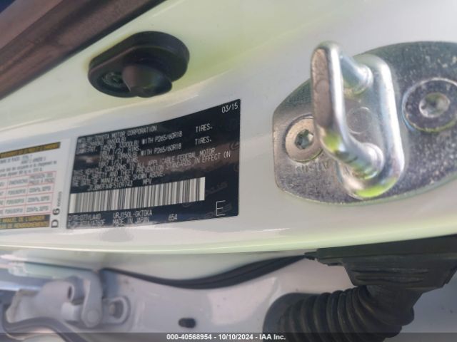 2015 LEXUS 460 JTJBM7FX4F5109743 Photo 8