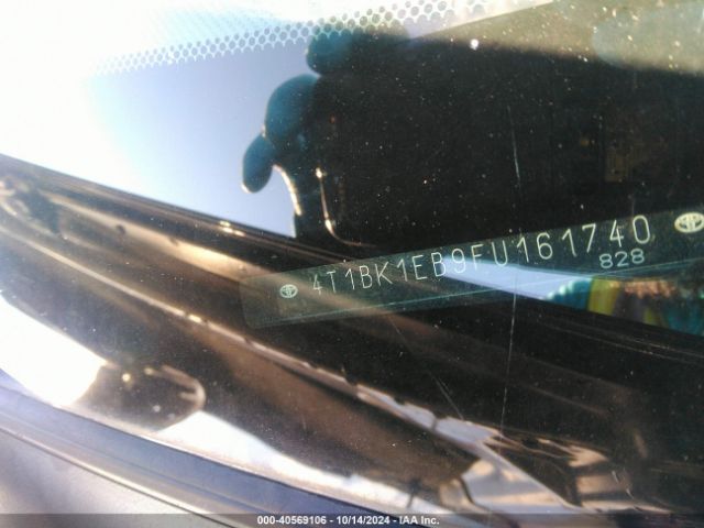 4T1BK1EB9FU161740 Toyota AVALON XLE