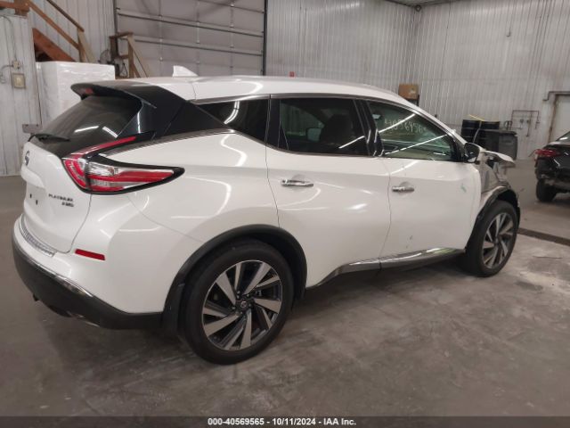 5N1AZ2MH8JN178079 Nissan Murano Platinum