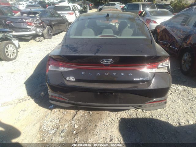KMHLM4AJ2PU084434 Hyundai Elantra Hybrid Blue