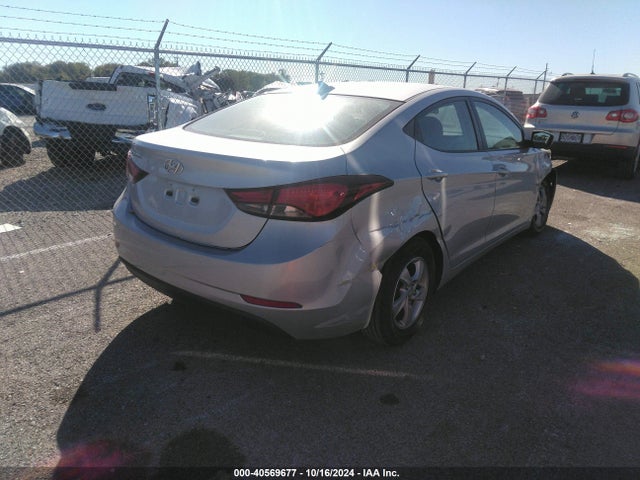 Продаж на аукціоні авто 2014 Hyundai Elantra Se, vin: 5NPDH4AEXEH513715, номер лоту: 40569677