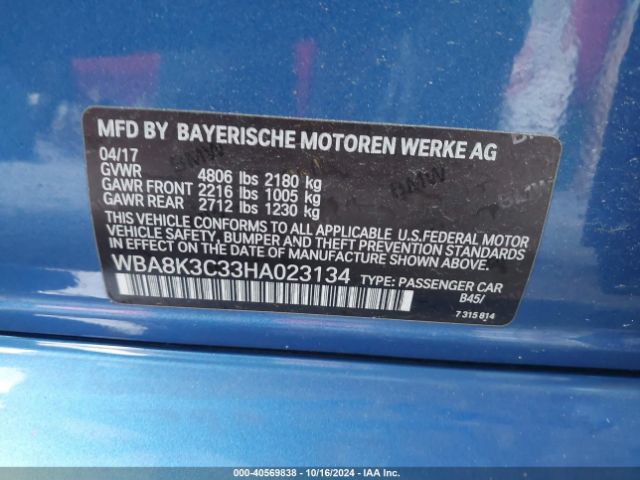 WBA8K3C33HA023134 BMW 330i Xdrive