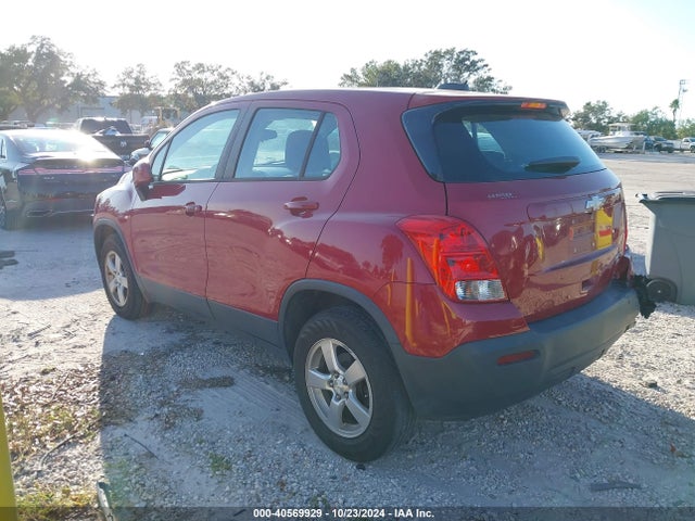 Chevrolet Trax 1ls 2015 KL7CJPSB2FB096323 Image 3