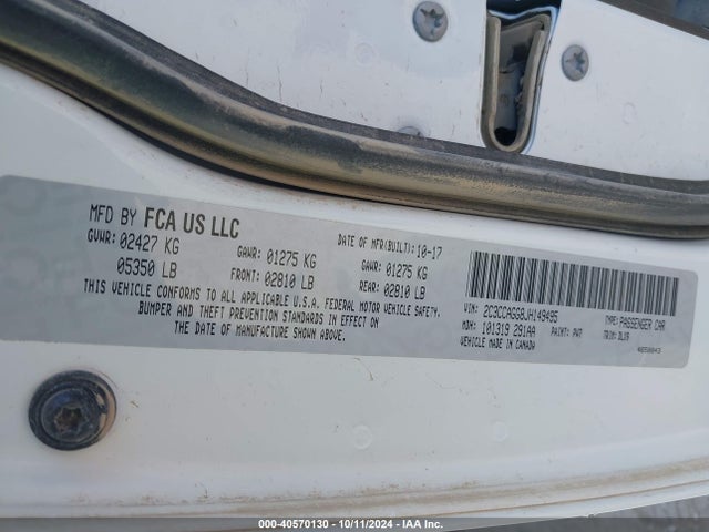 Chrysler 300 300s Awd 2018 2C3CCAGG8JH149495 Image 9
