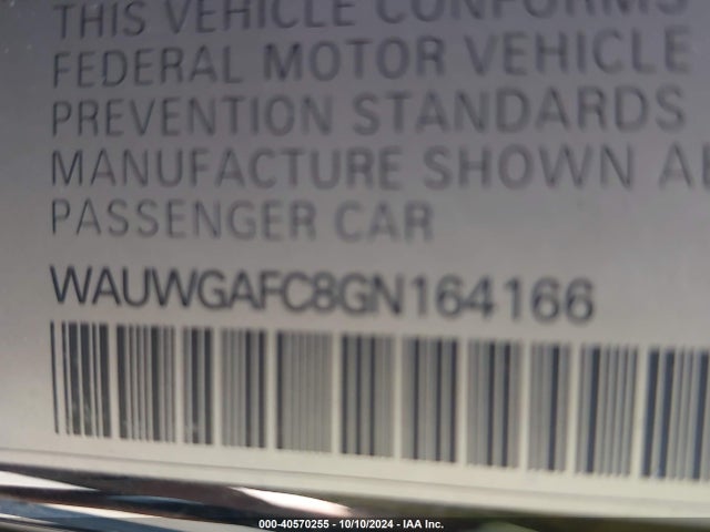 Audi A7 3.0t Premium Plus 2016 WAUWGAFC8GN164166 Image 9