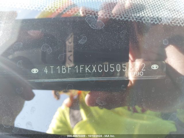 2012 TOYOTA CAMRY 4T1BF1FKXCU505882 Photo 8