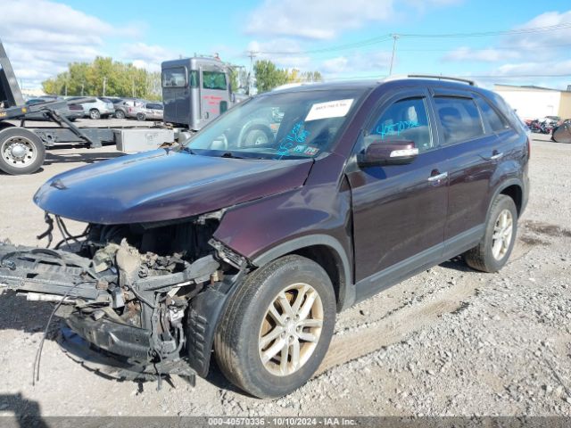 5XYKT3A60EG455131 KIA SORENTO LX