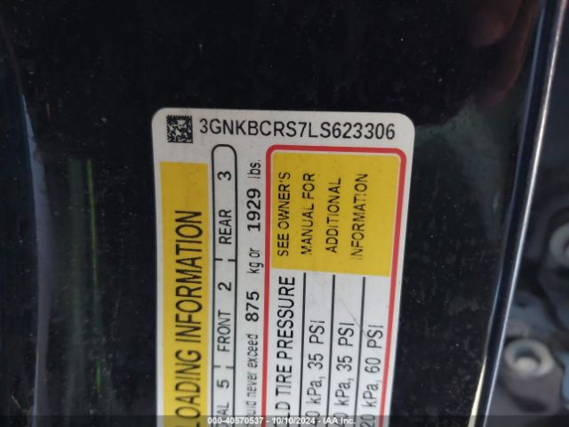 3GNKBCRS7LS623306 Chevrolet Blazer Fwd 2lt