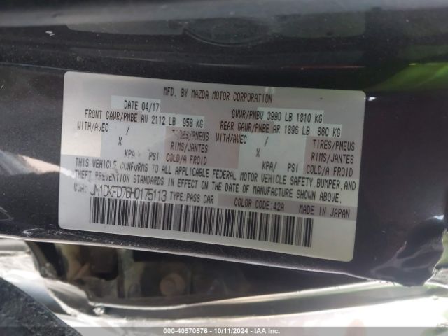 JM1DKFD76H0175113 Mazda Cx-3 Grand Touring