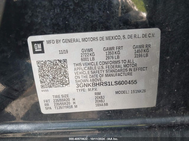 Chevrolet Blazer Awd 2lt 2020 3GNKBHRS1LS600455 Image 9