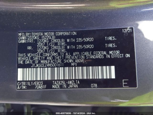 JTJKGCEZ4N5001611 Lexus Nx 350 F Sport Handling