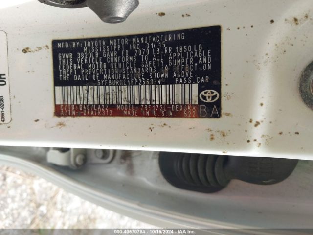 5YFBURHE4FP256934 Toyota Corolla S Premium