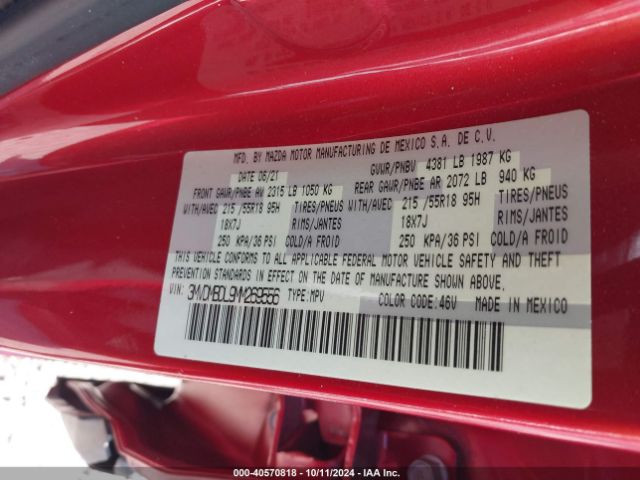 3MVDMBDL9MM269556 Mazda Cx-30 Premium