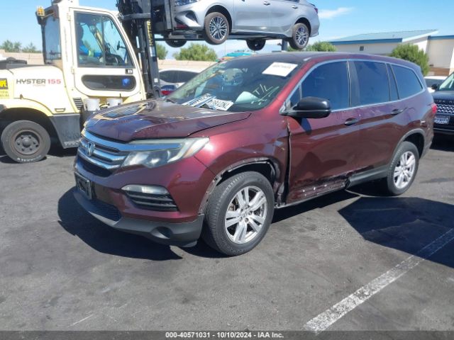 5FNYF5H16GB008773 Honda PILOT LX