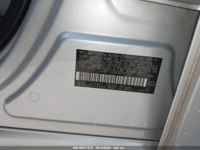 JTHBF1D29F5072124 Lexus IS 250