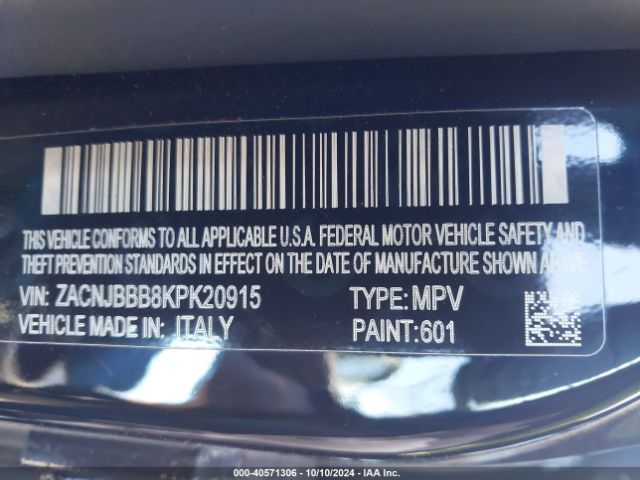 ZACNJBBB8KPK20915 Jeep Renegade Latitude 4x4