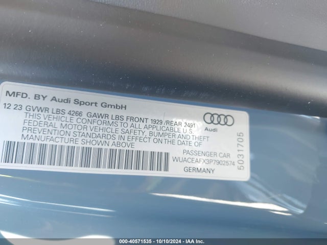 2023 AUDI R8 WUACEAFX3P7902574 Photo 8