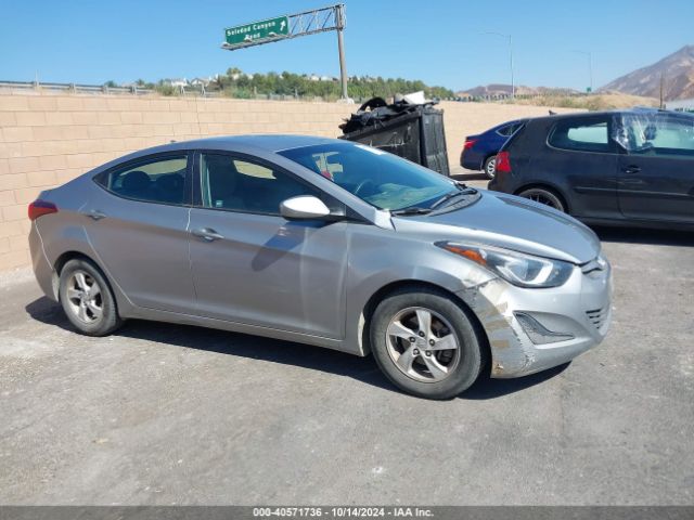 5NPDH4AE4FH616372 Hyundai ELANTRA SE