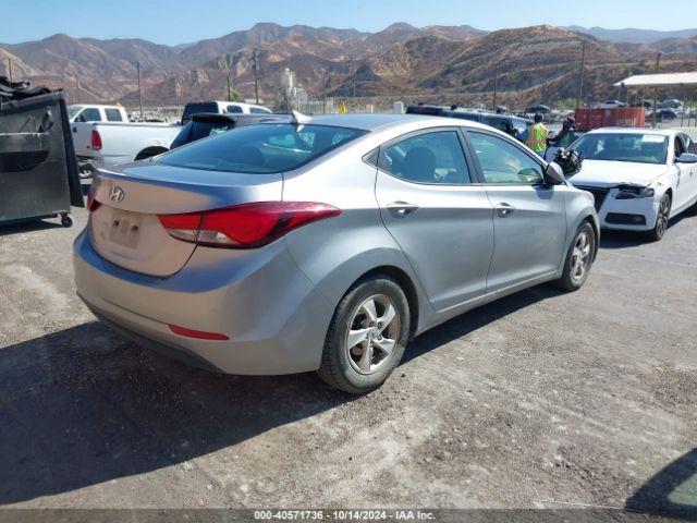 5NPDH4AE4FH616372 Hyundai ELANTRA SE