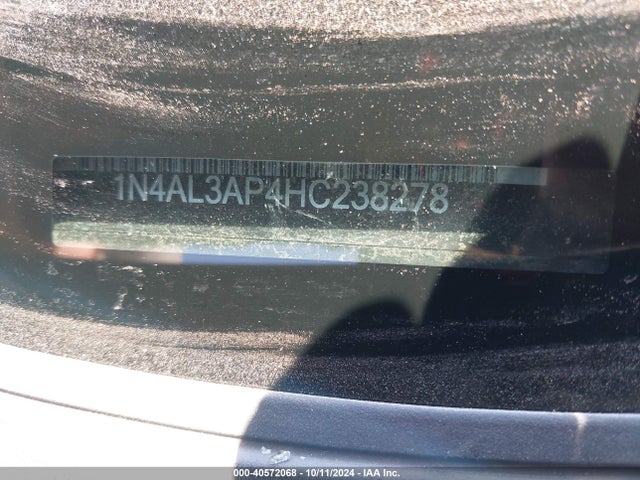 Nissan Altima 2.5 Sr 2017 1N4AL3AP4HC238278 Image 9