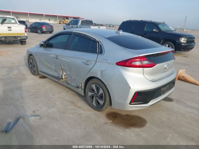 KMHC75LC1JU102957 Hyundai Ioniq Hybrid Sel