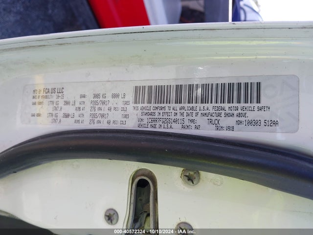 1C6RR7FG2GS140115 RAM 1500 Tradesman