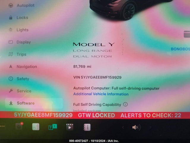2021 TESLA MODEL Y 5YJYGAEE8MF159929 Photo 6