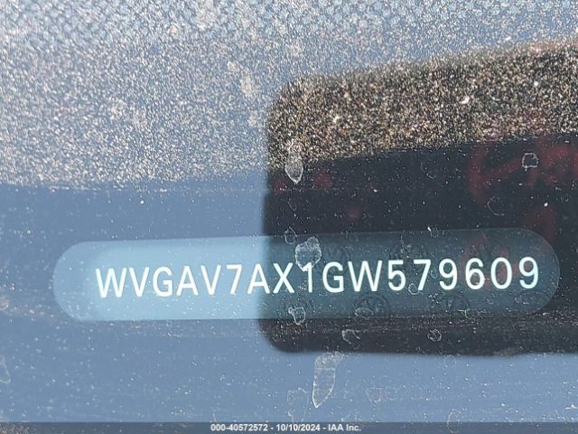 WVGAV7AX1GW579609 Volkswagen TIGUAN S