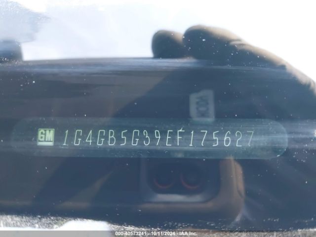 1G4GB5G39EF175627 Buick Lacrosse Leather Group