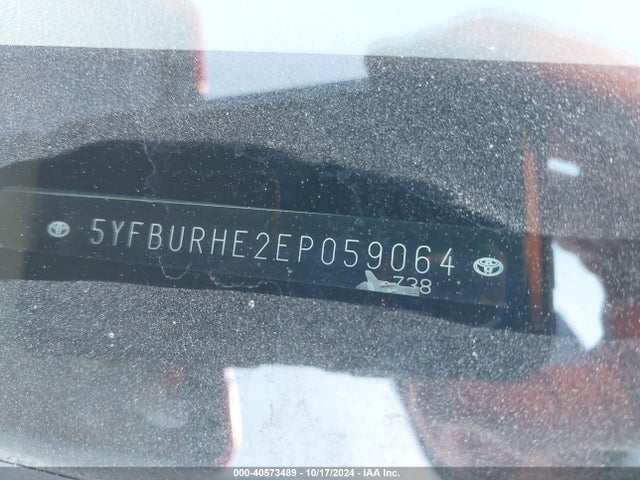 Toyota COROLLA LE 2014 5YFBURHE2EP059064 Image 9