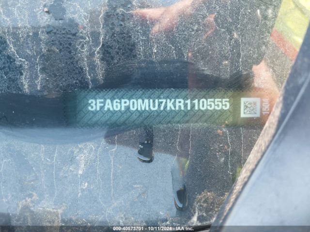 3FA6P0MU7KR110555 Ford Fusion Hybrid Sel