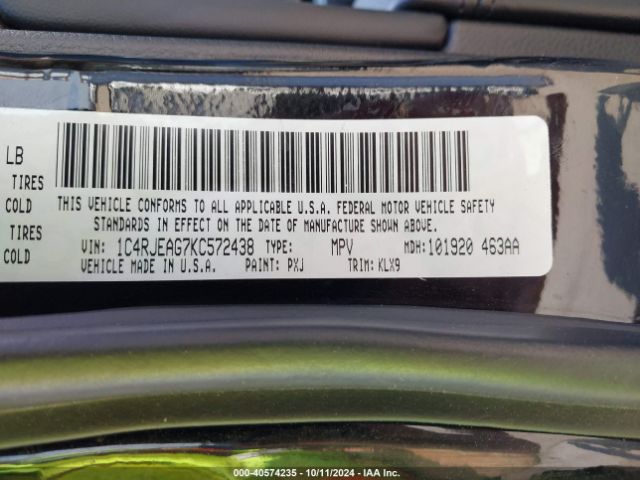 1C4RJEAG7KC572438 Jeep Grand Cherokee Altitude 4x2