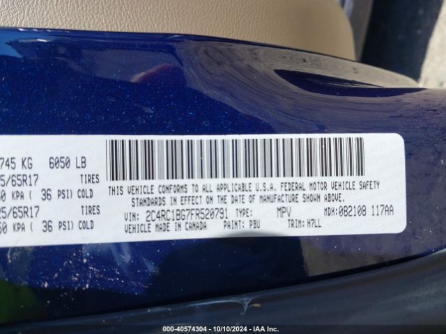 2015 CHRYSLER TOWN & COUNTRY 2C4RC1BG7FR520791 Photo 8