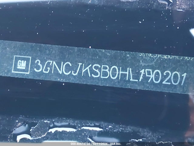 Chevrolet TRAX LS 2017 3GNCJKSB0HL190201 Image 9