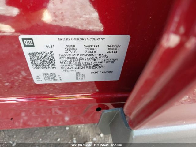 KL47LAE26RB220616 Buick Envista Preferred Fwd