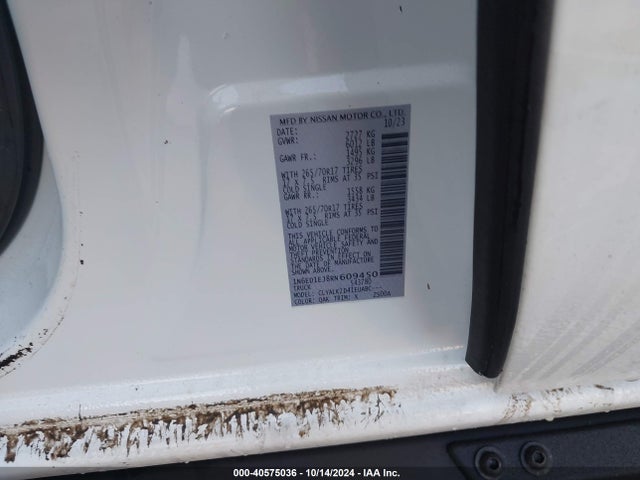 Nissan Frontier Pro-x 4x2 2024 1N6ED1EJ8RN609450 Image 9