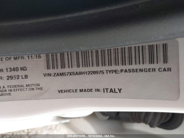 ZAM57XSA8H1228975 Maserati Ghibli