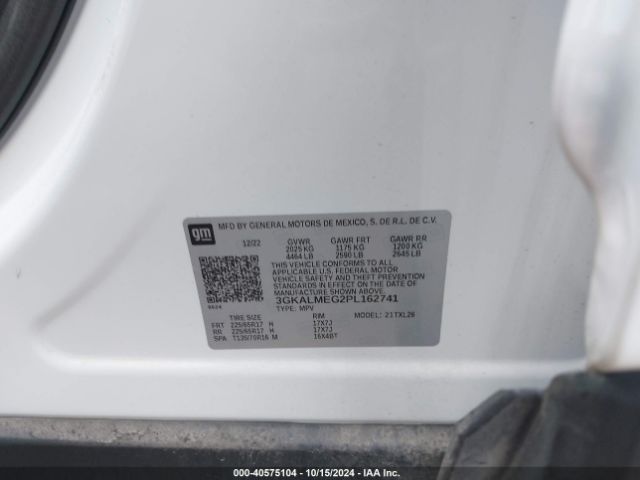 3GKALMEG2PL162741 GMC Terrain Fwd Sle