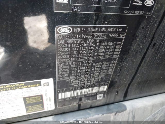 SALRT2RV1K2400299 Land Rover Discovery Hse Luxury