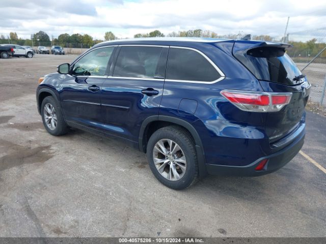 5TDJKRFH3FS127864 Toyota Highlander Xle V6