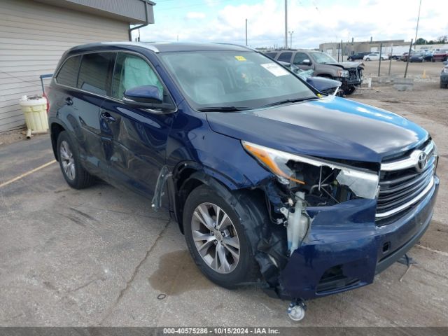 5TDJKRFH3FS127864 Toyota Highlander Xle V6