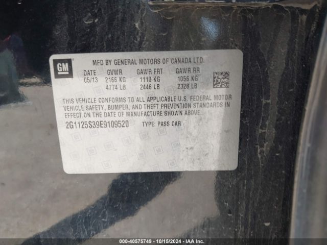 2G1125S39E9109520 Chevrolet Impala 2lt
