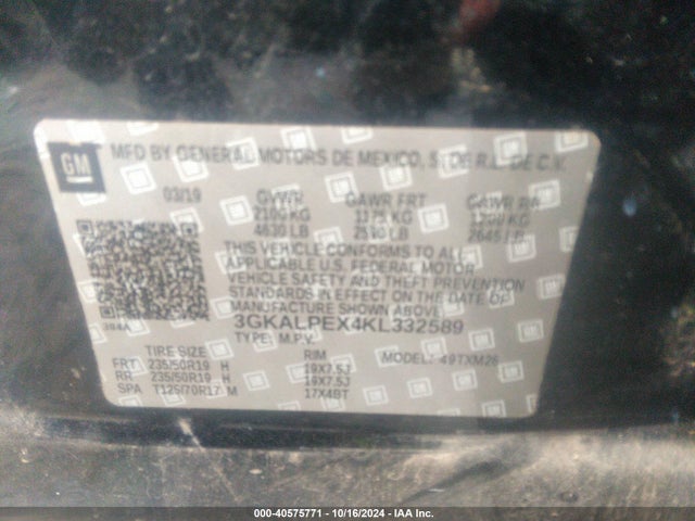 GMC Terrain Slt 2019 3GKALPEX4KL332589 Image 9