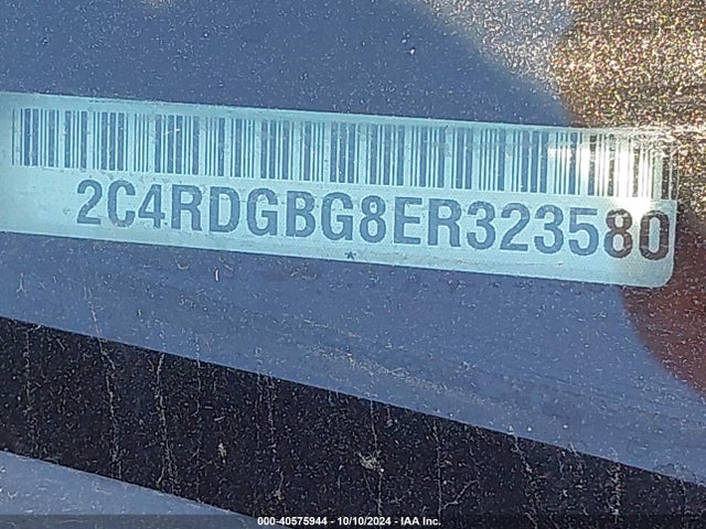 2C4RDGBG8ER323580 Dodge Grand Caravan